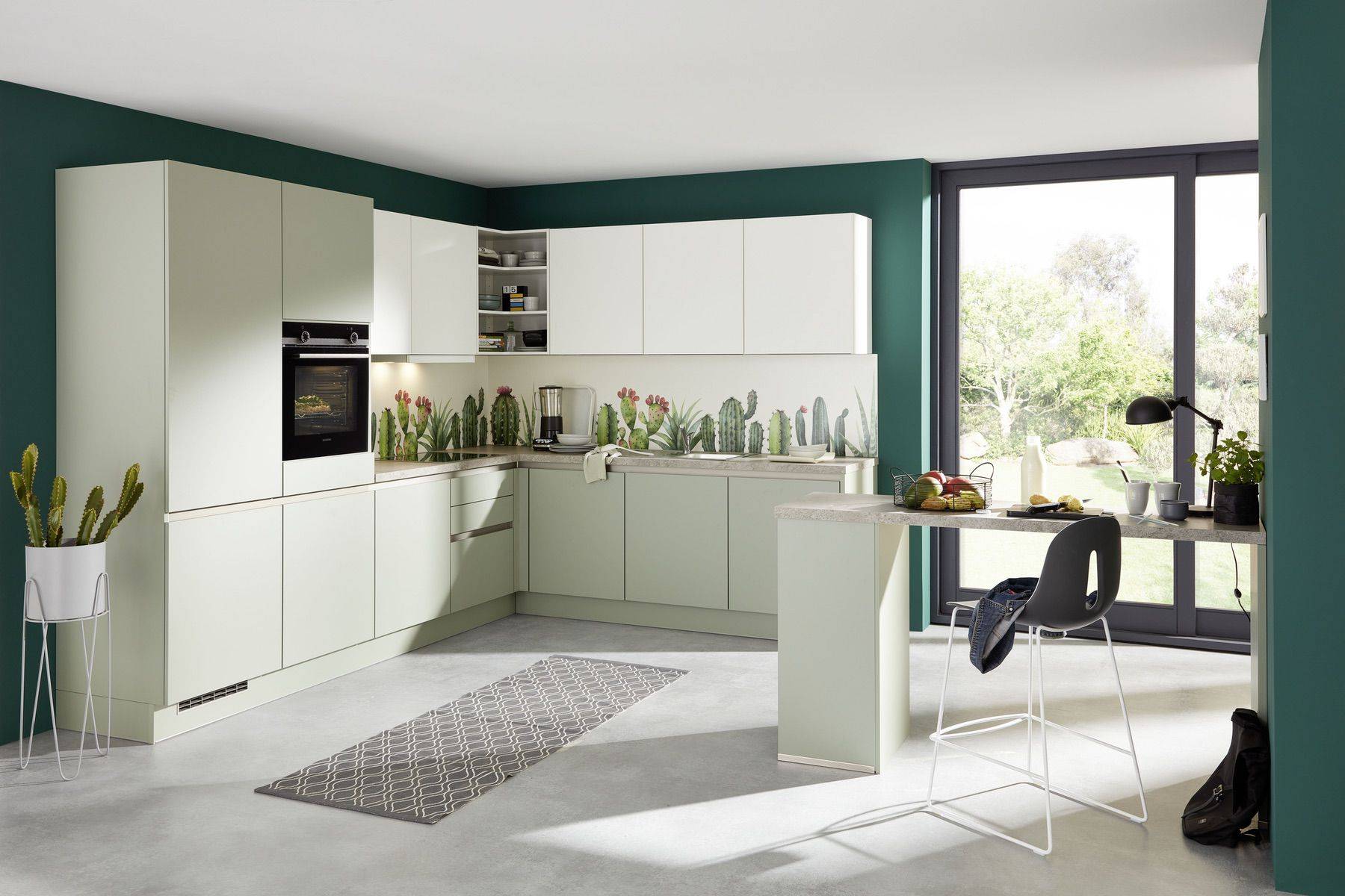 Bauformat Handleless U Shaped Kitchen | Rowe Fitted Interiors, Hoylake