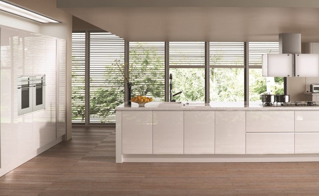 Strada Gloss White Main Shoot Cmyk | Jaystone Kitchens, Oldham