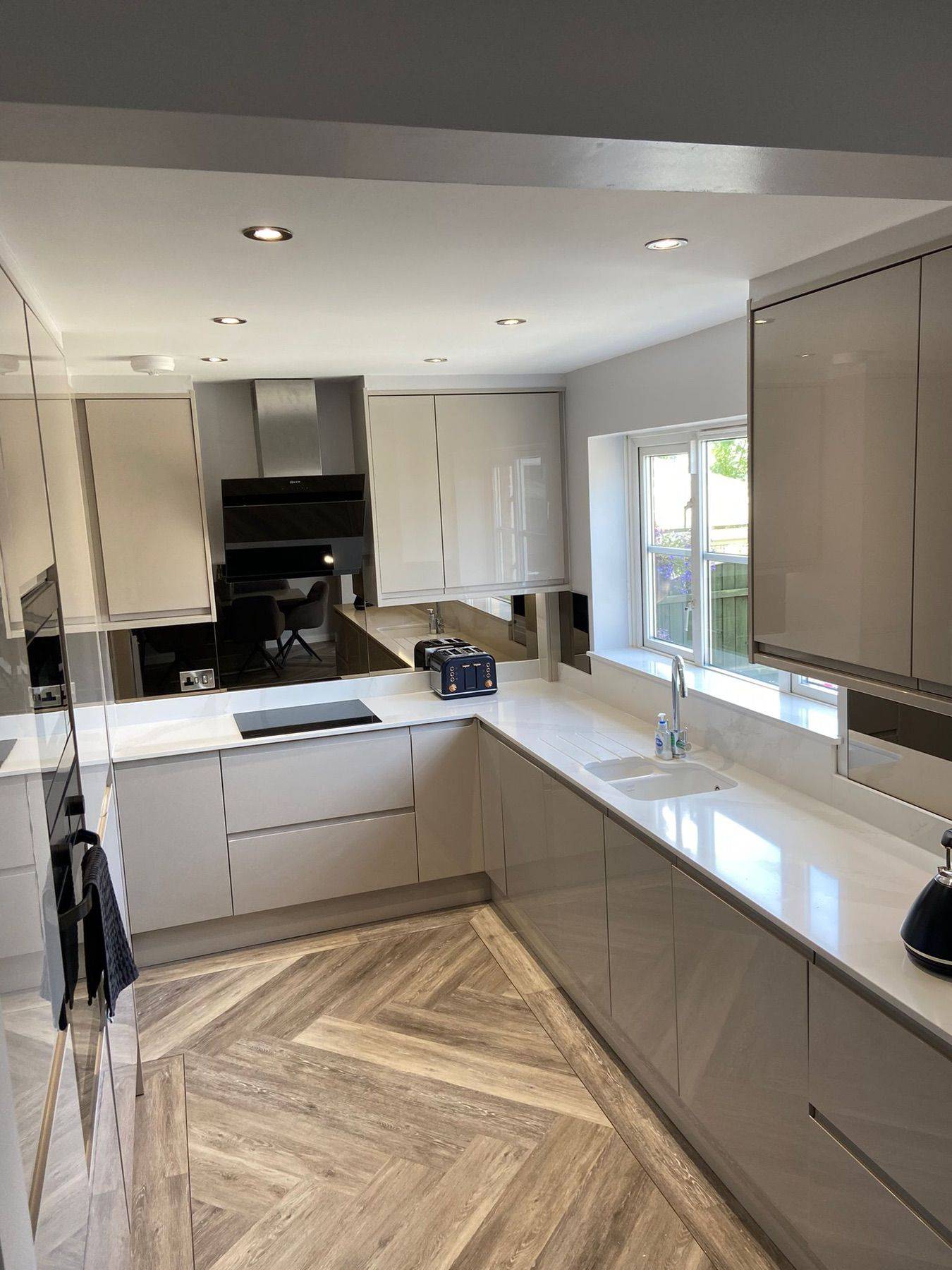 Nobilia Grey Stone Compact Kitchen 1 | Jaystone Kitchens, Oldham