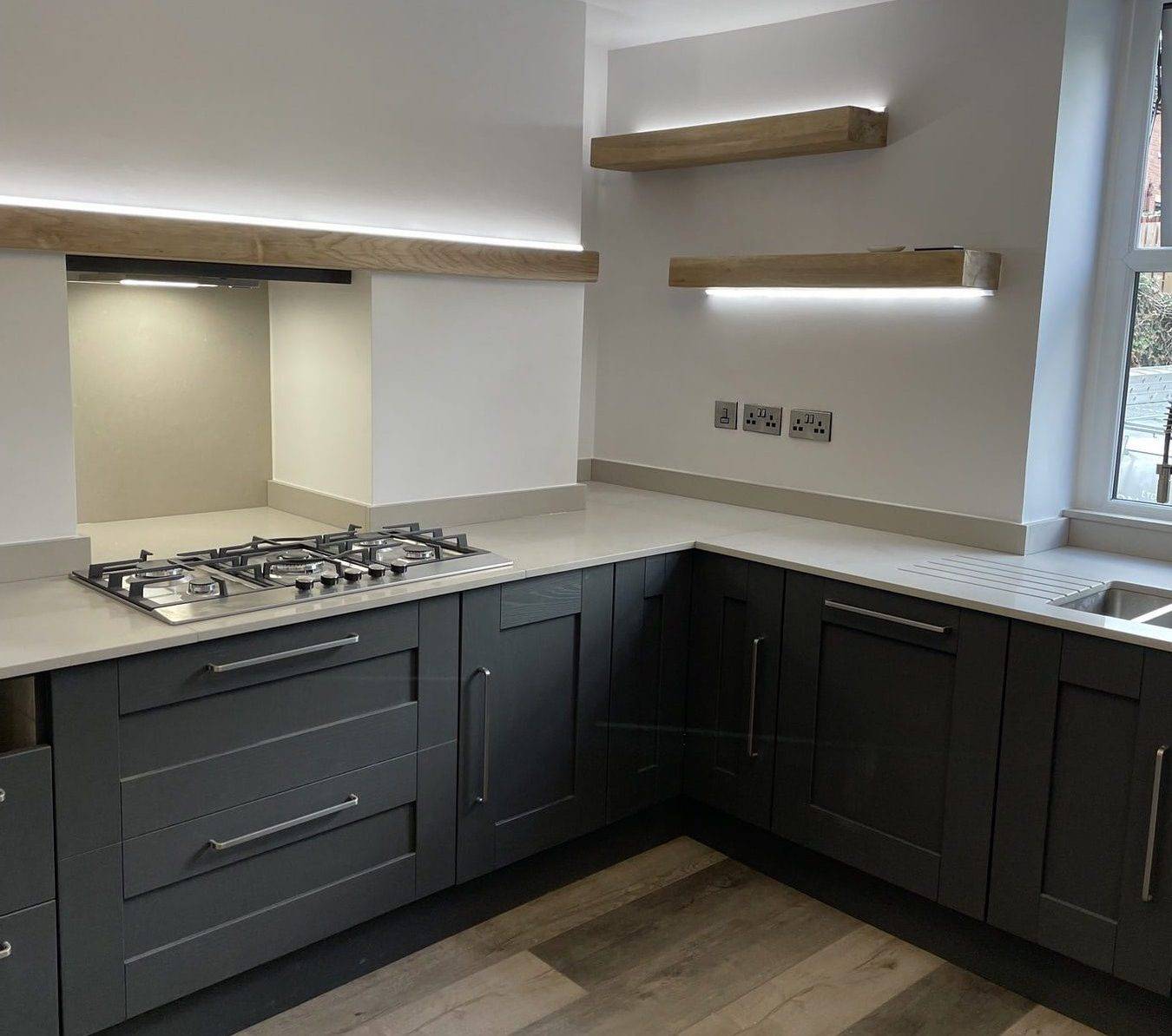 1909 White Country Kitchen 1 | Jaystone Kitchens, Oldham