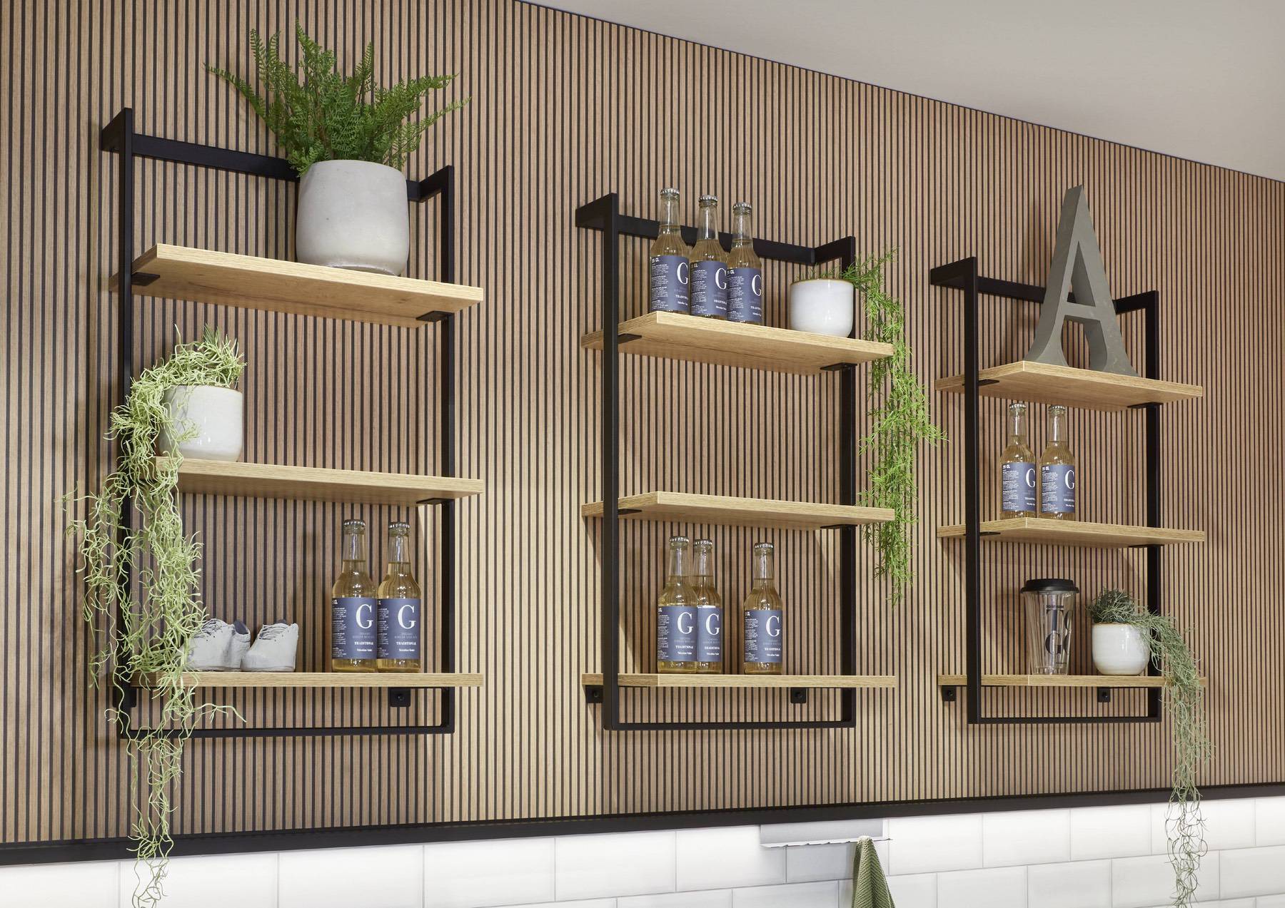 Nobilia Wood Storage Feature | Jaystone Kitchens, Oldham