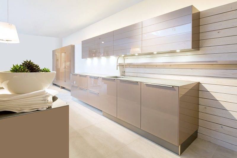 Nobilia Darl Grey Handleless Contemporary Kitchen | Jaystone Kitchens, Oldham