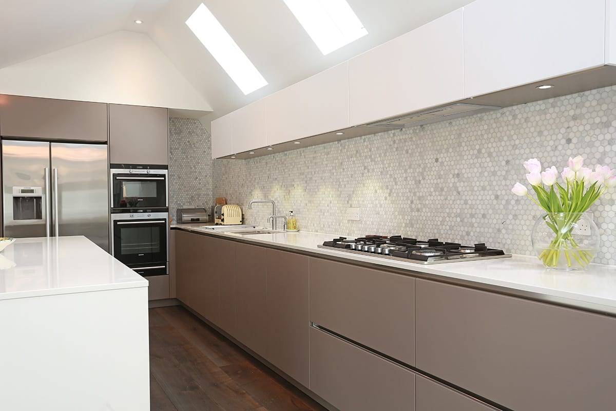 Mosaic Tiled Splashback | Jaystone Kitchens, Oldham