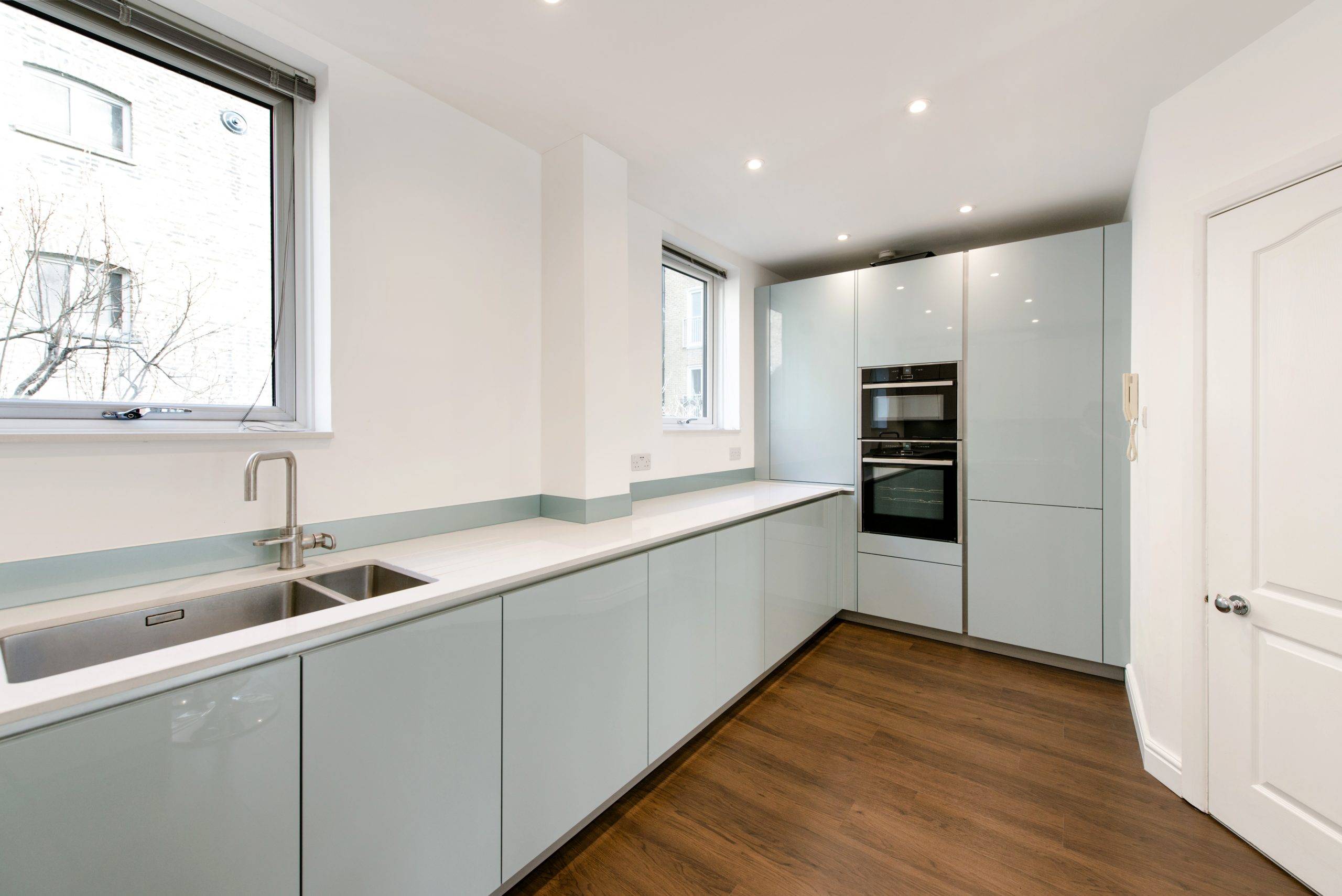 2. Ocean Blue Metallic Gloss Lacquer Kitchen | Jaystone Kitchens, Oldham