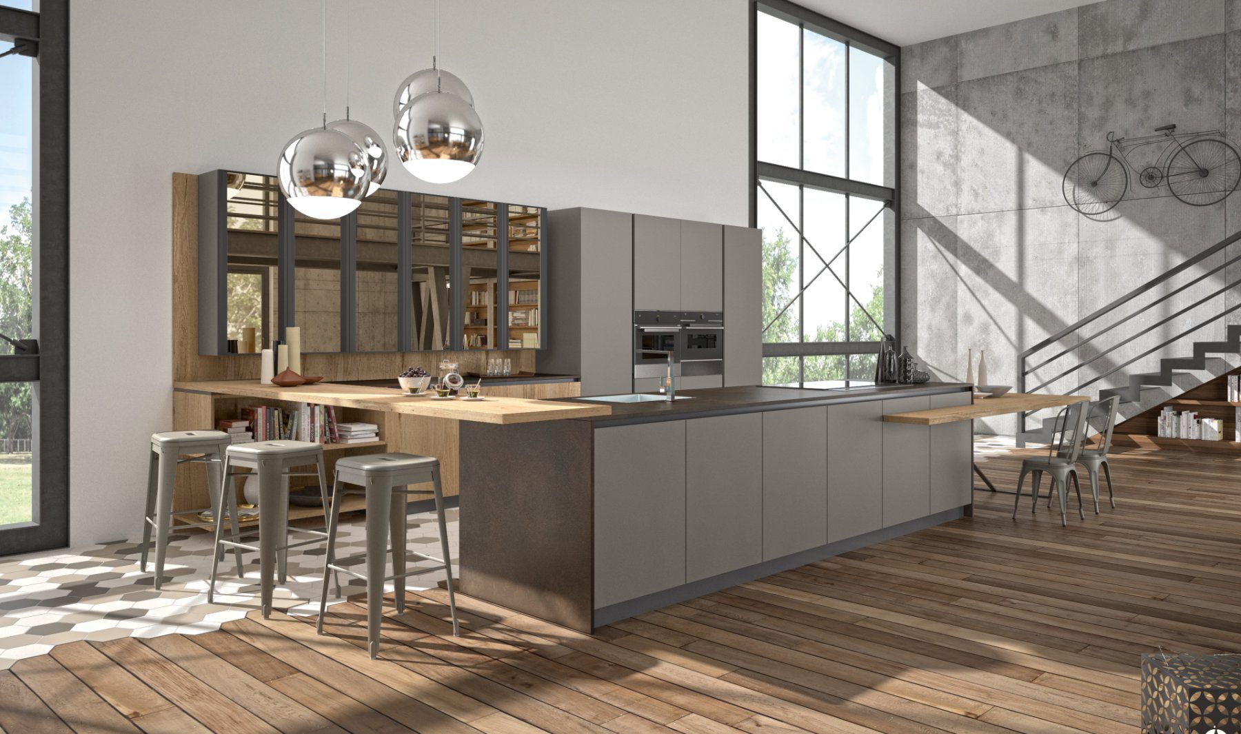 Linea Quattro Open Plan Handleless Kitchen 3 | Lux Interior, Macclesfield