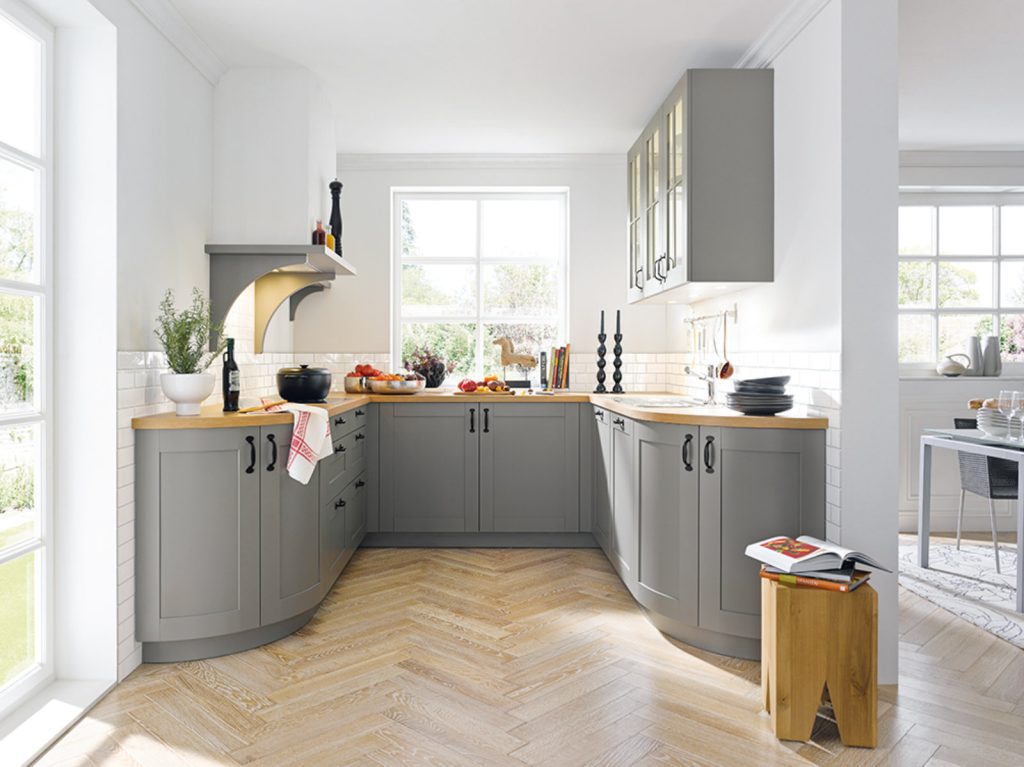 Schuller Grey Shaker U Shaped Kitchen | Lux Interior, Macclesfield