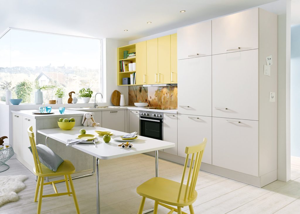 Schuller Light Matt L Shaped Kitchen 1 | Lux Interior, Macclesfield