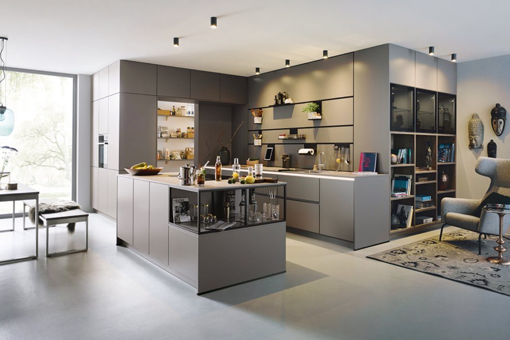 Schuller Modern Handleless U Shaped Kitchen 2 | Lux Interior, Macclesfield