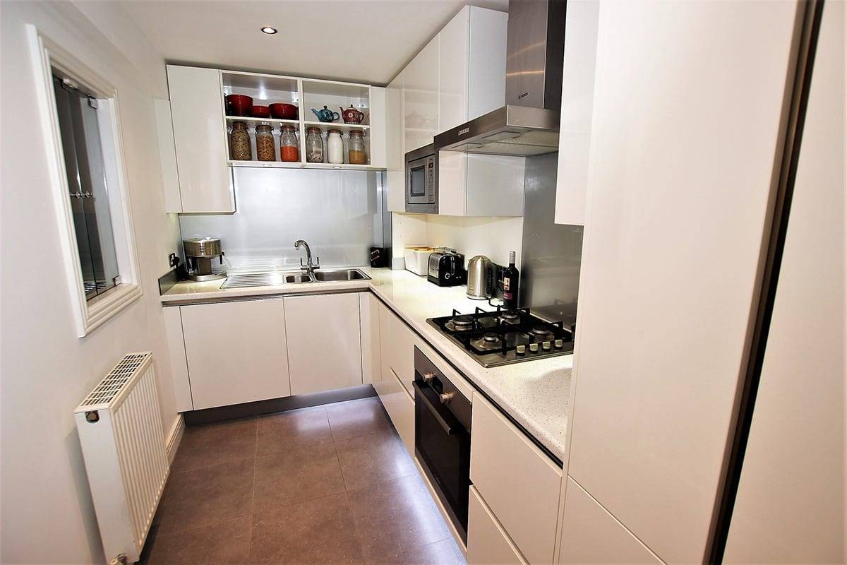 Small White Kitchen Layout | Lead Wolf, Macclesfield