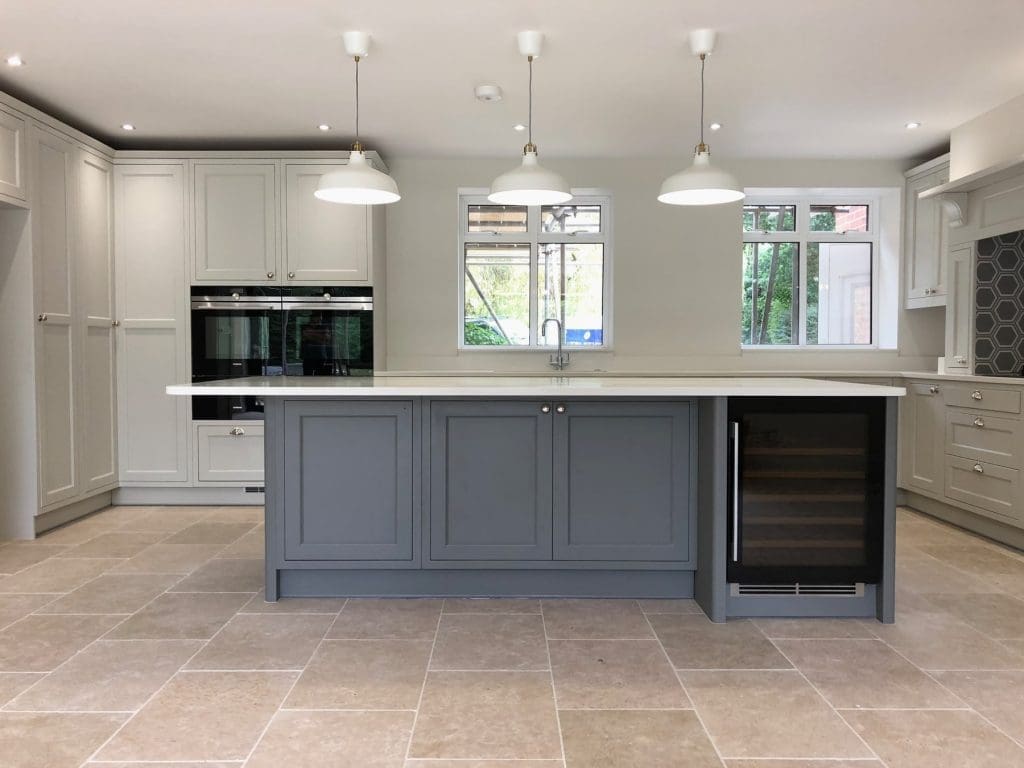 White Grey Shaker Wood Kitchen Oxfordshire 977 | Utopia Kitchens, Crowthorne
