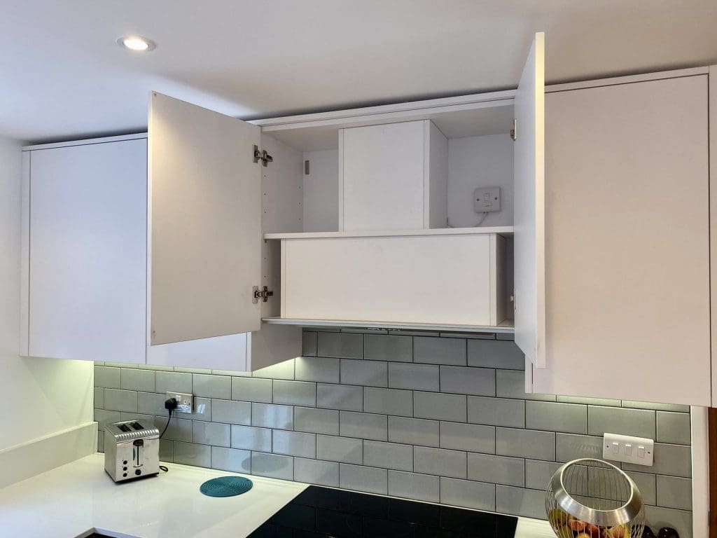White Matt Bespoke True Handless Kitchen In Wokingham 10 | Utopia Kitchens, Crowthorne