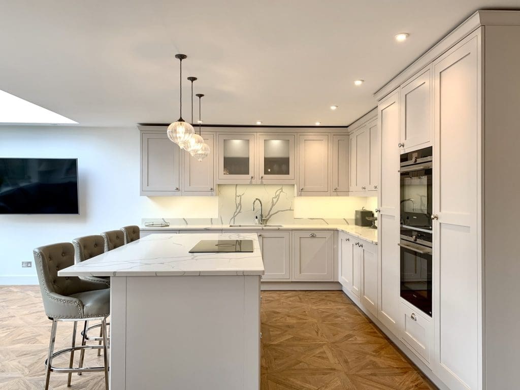 UD2384 Cornforth White In Frame Shaker Kitchen Binfield Berkshire UK 14 | Utopia Kitchens | Crowthorne