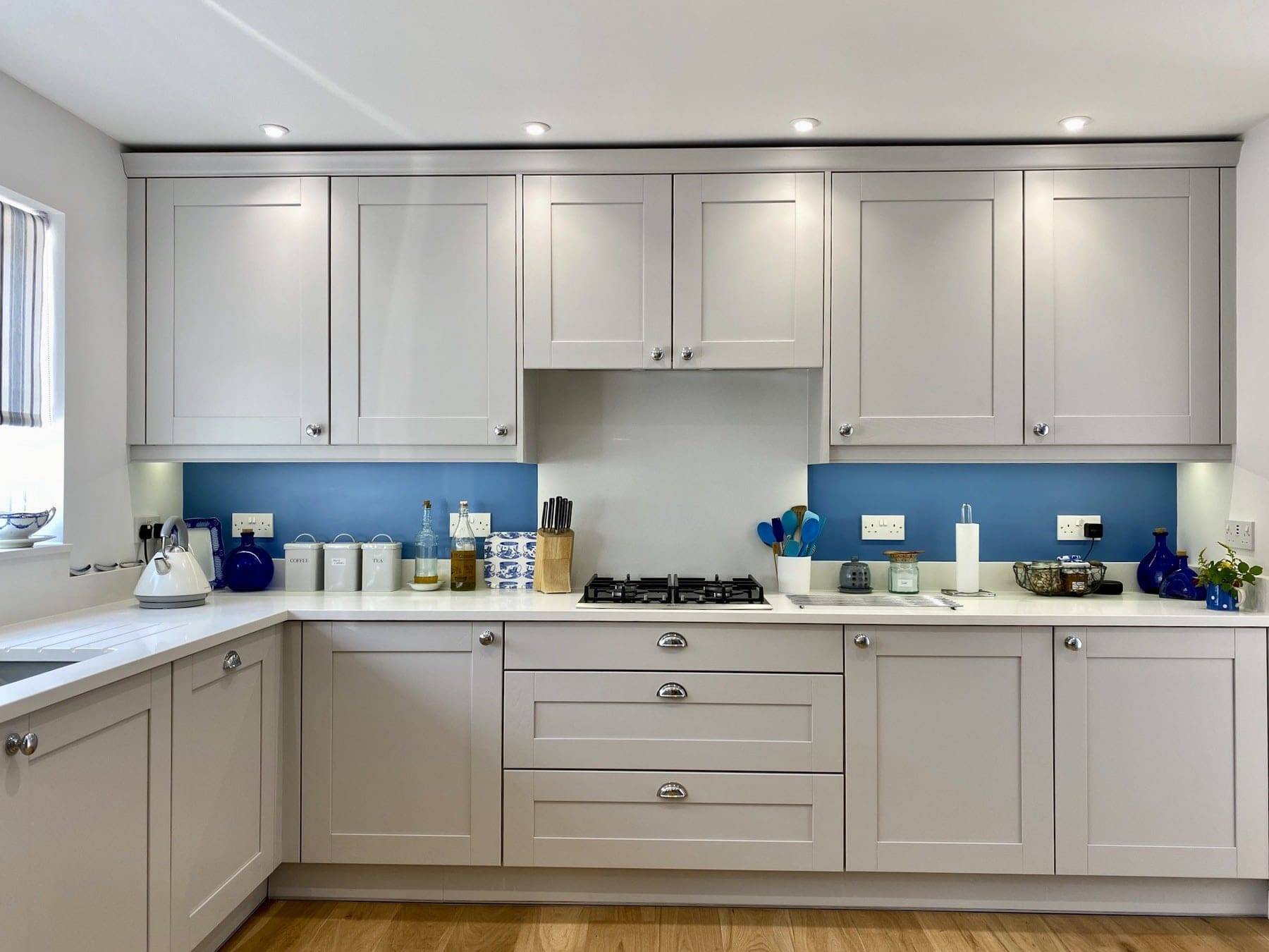 Bespoke Shaker Kitchens Wokingham Blue Cornforth White 5 | Utopia Kitchens, Crowthorne