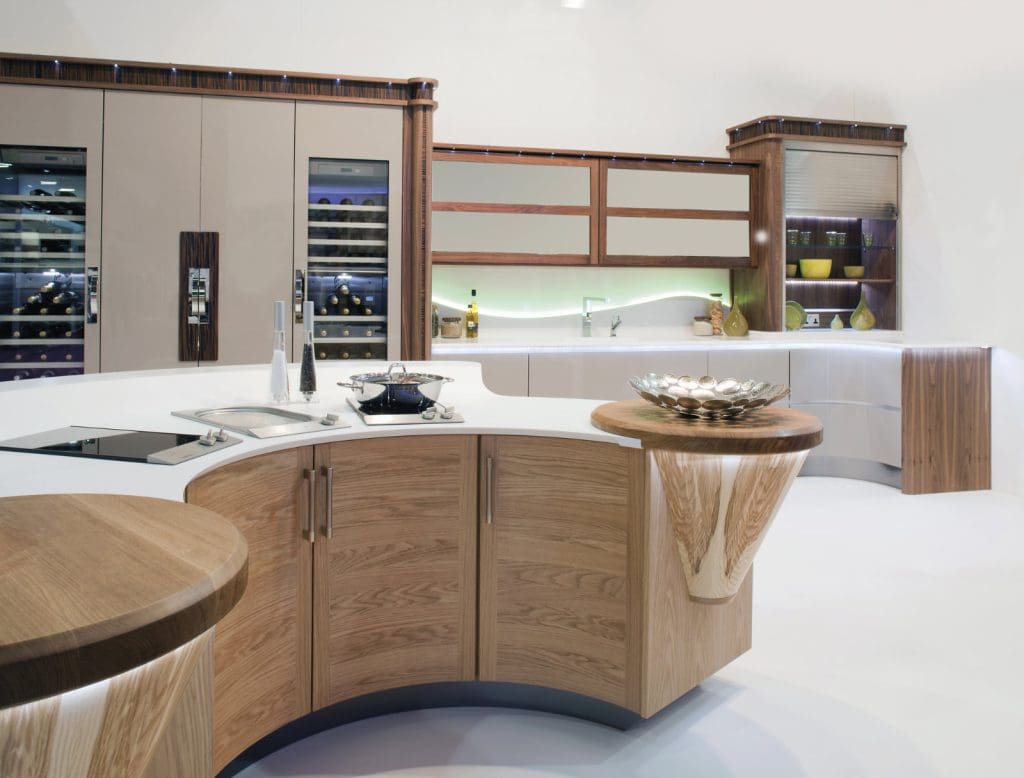 Stoneham Wood Open Plan Kitchen With Island | Idc Putney, Putney