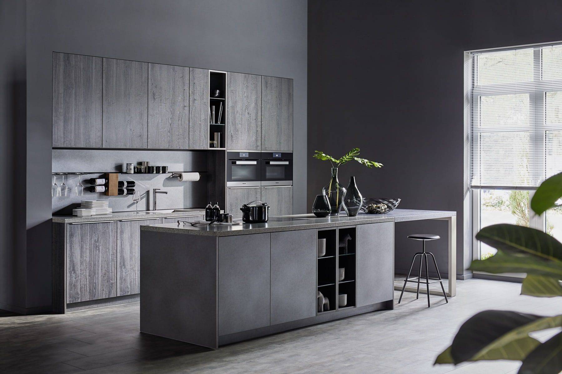 Nobilia Stone Island Light Kitchen | Lead Wolf, Gotham