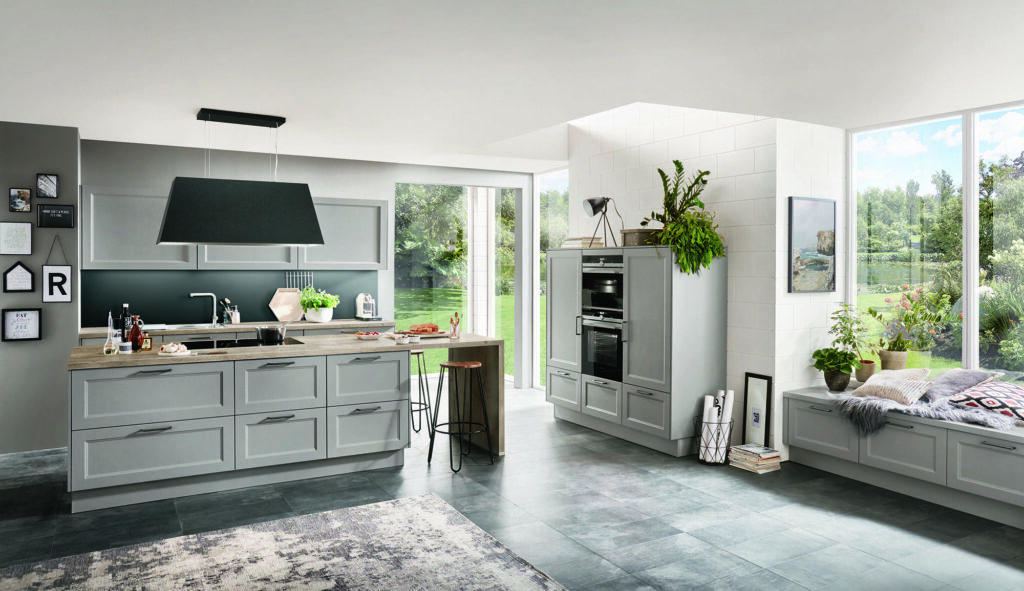 Nobilia Matt Grey Shaker Open Plan Kitchen 2021 | Classique Kitchens, Carlisle