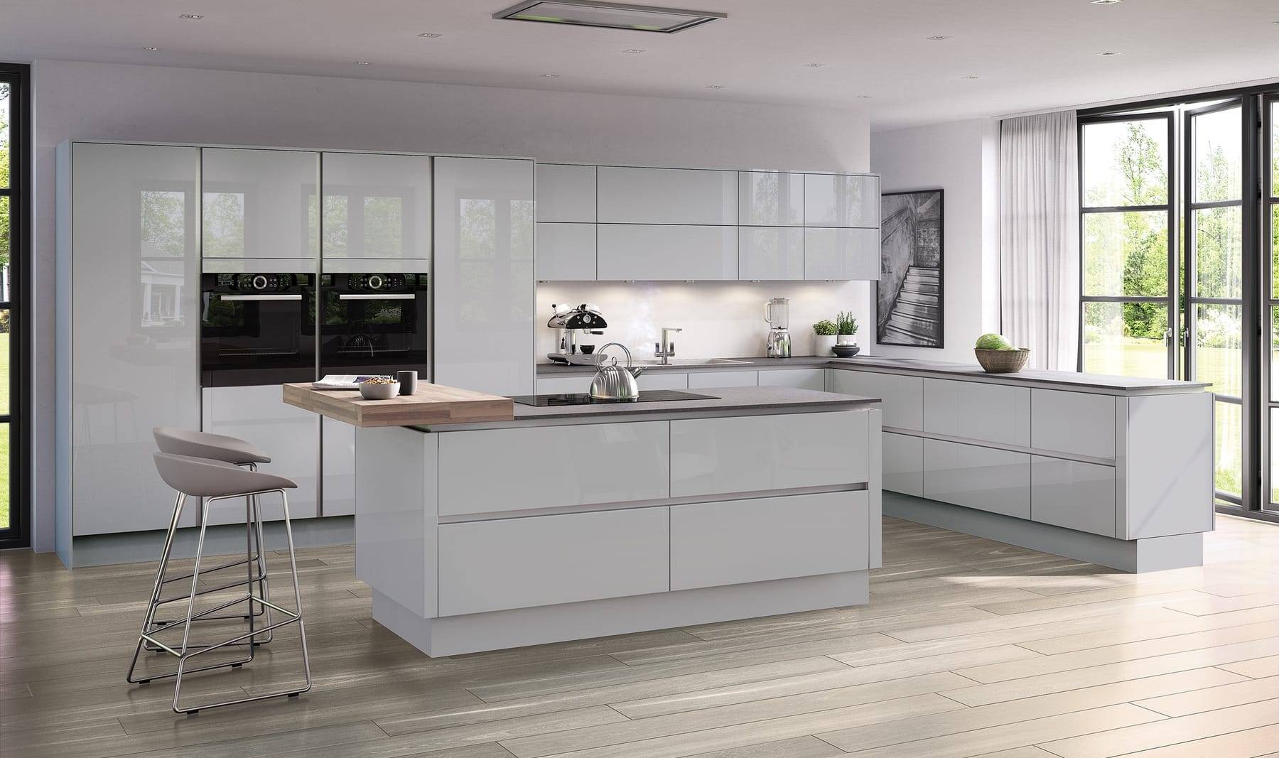Moderna Glossgreymist | Glasgow Kitchen