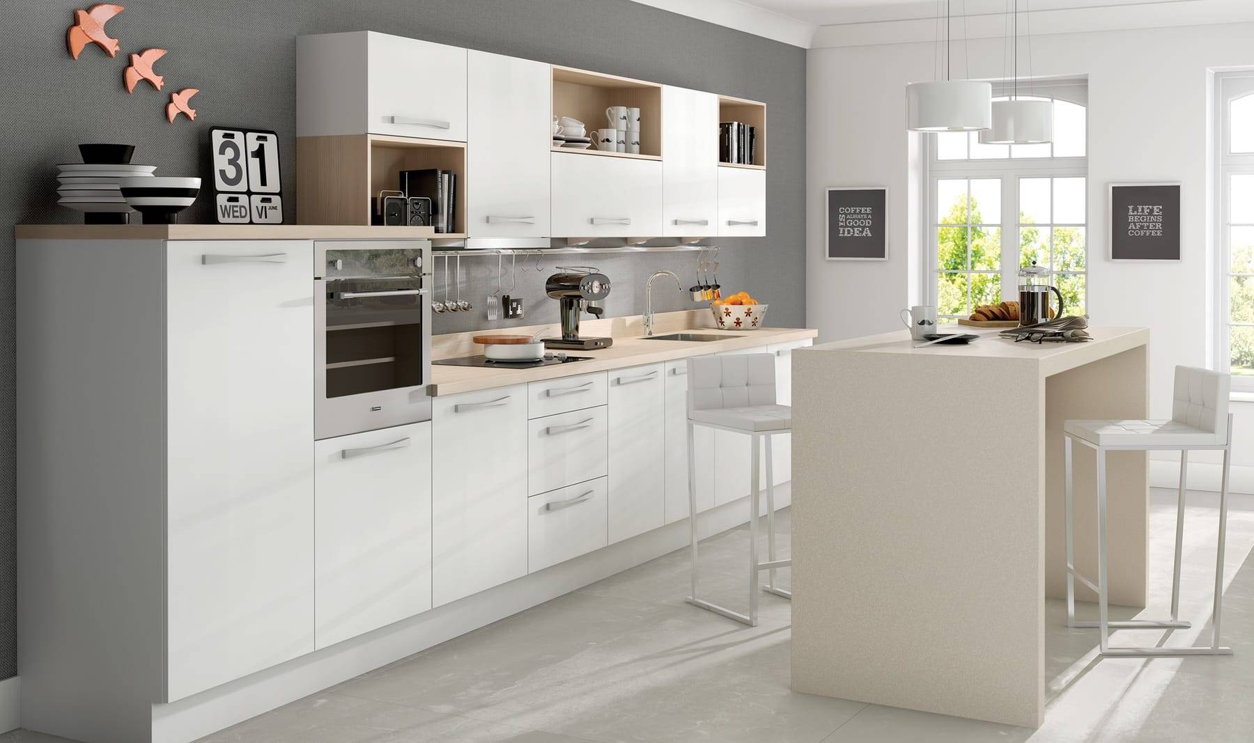 Metro Mattwhite | Glasgow Kitchen