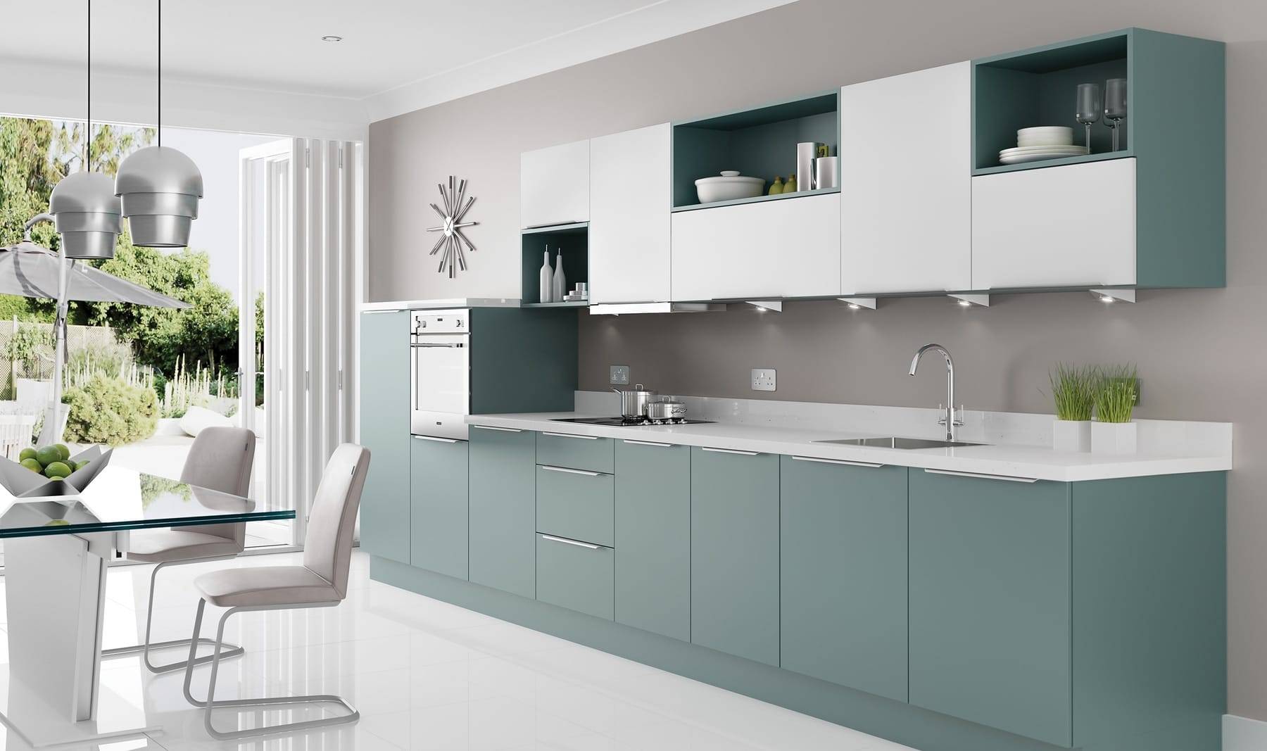 Metro Fjord White 1 | Glasgow Kitchen
