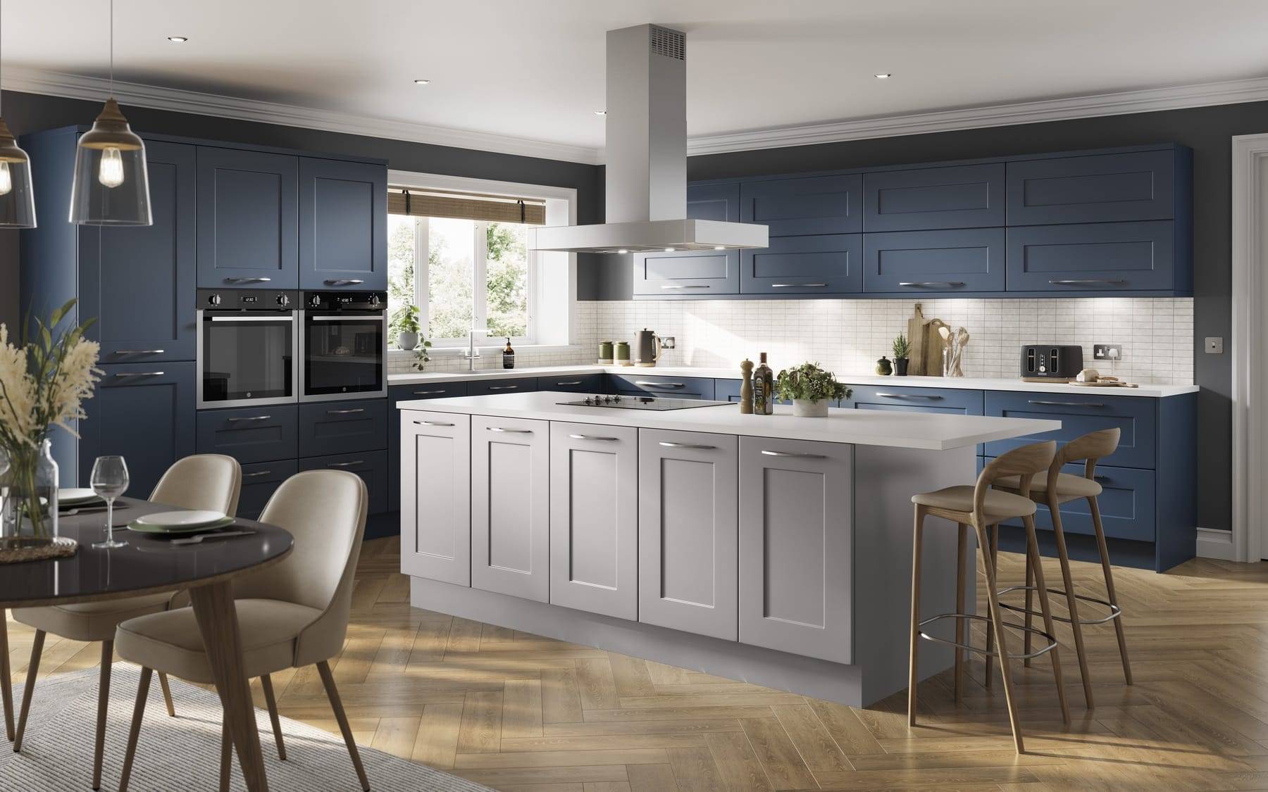 Solent Tyroleanblue Greymist 032023 | Glasgow Kitchen