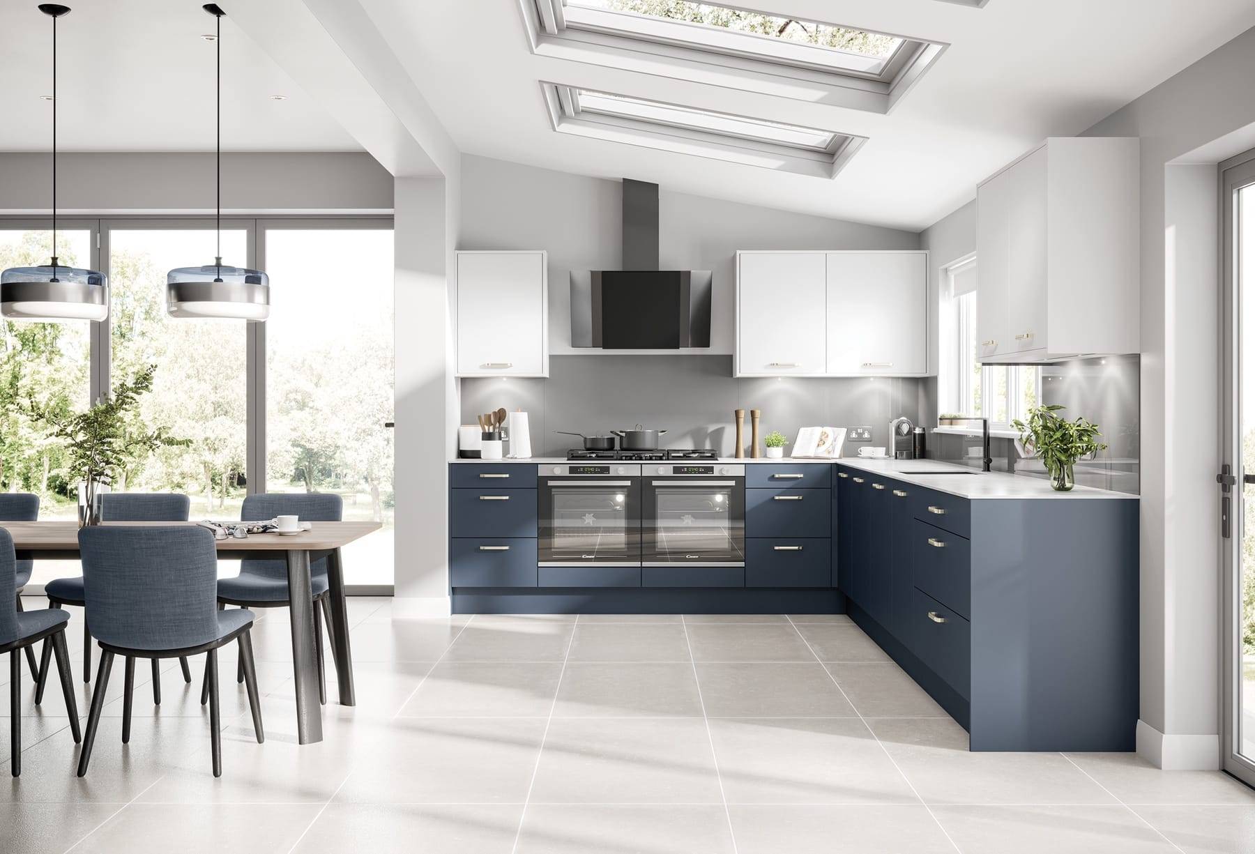 Vero Mattindigo Mattwhite 1 | Glasgow Kitchen