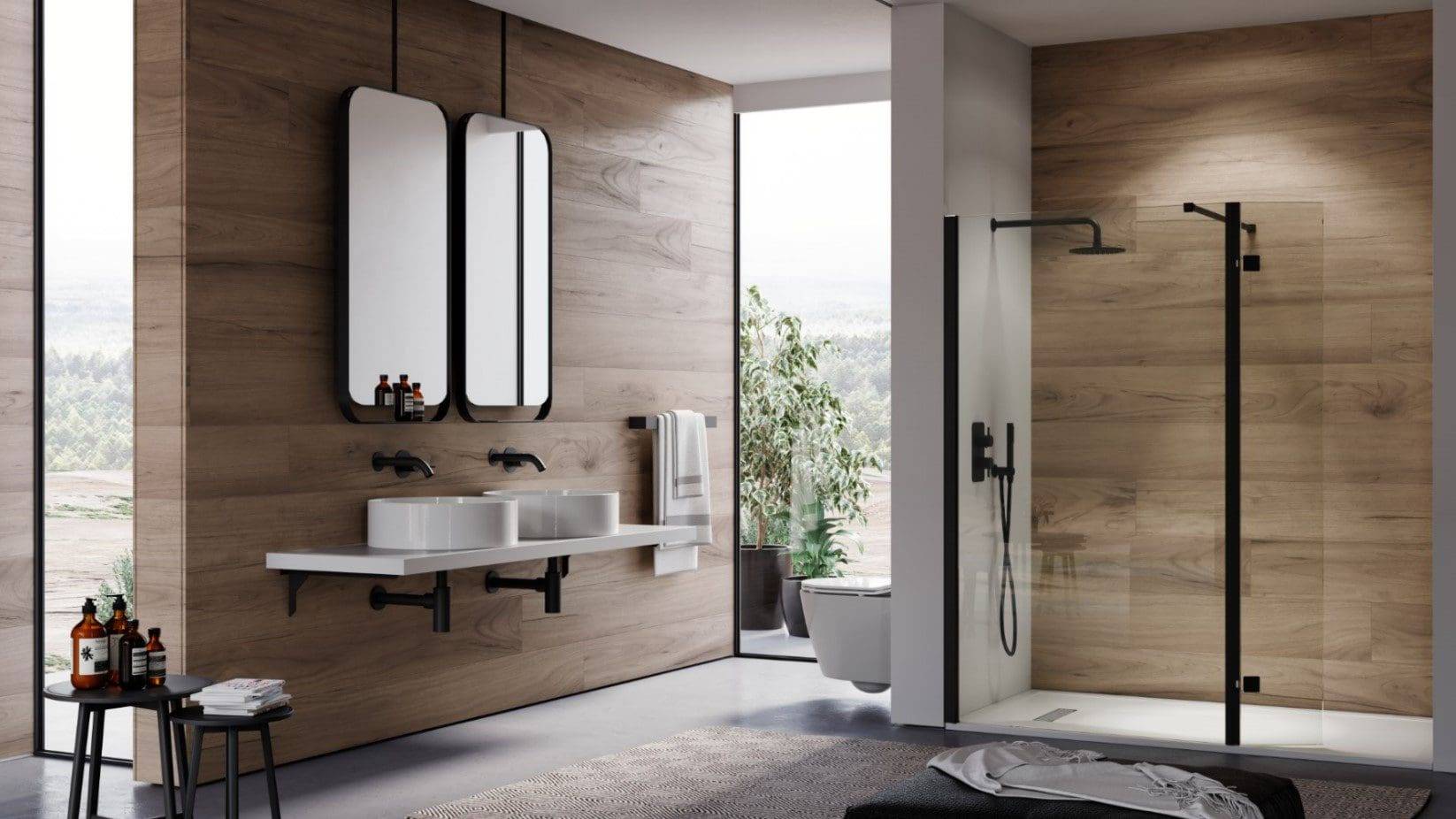 6 Series Pivot Door With Inline Panel Lr | Lead Wolf, Peterborough