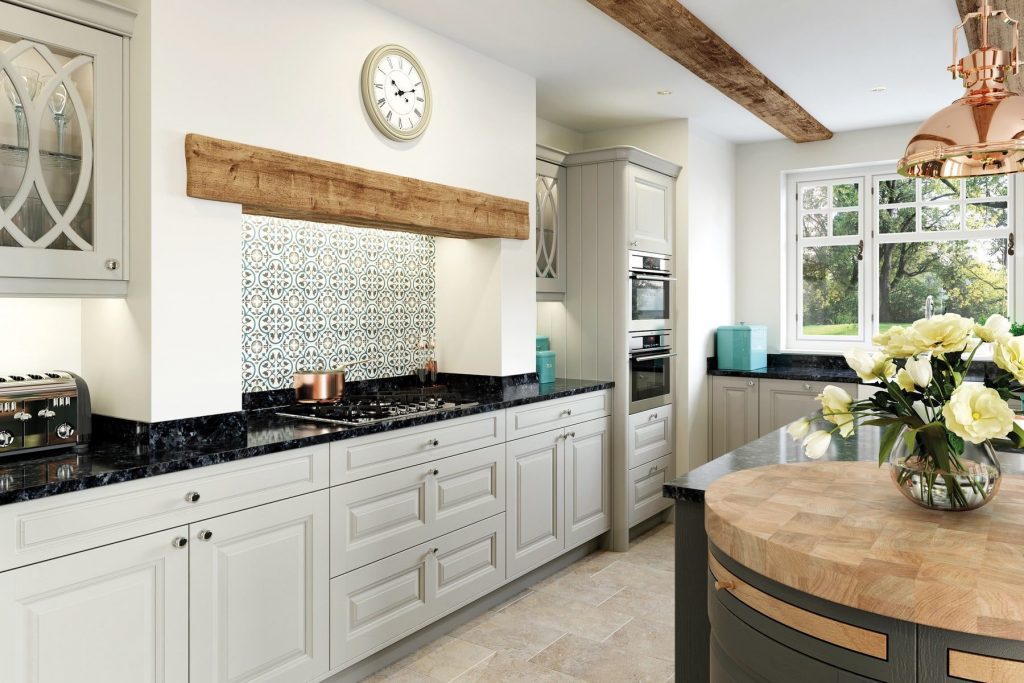 Jefferson Stone And Gun Metal Grey Shaker Kitchen | Colour House Interiors, Caterham
