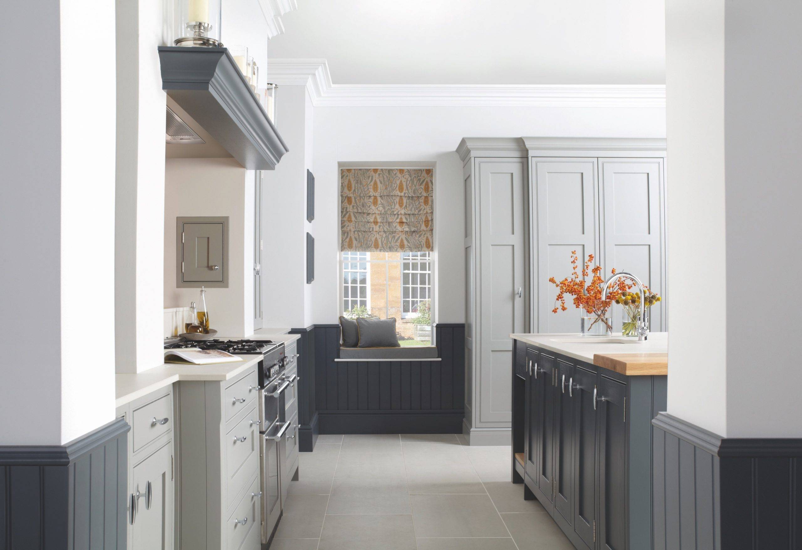 Katrine Painted Elgin Grey Caithness Slate | Colourhouse Interiors, Caterham