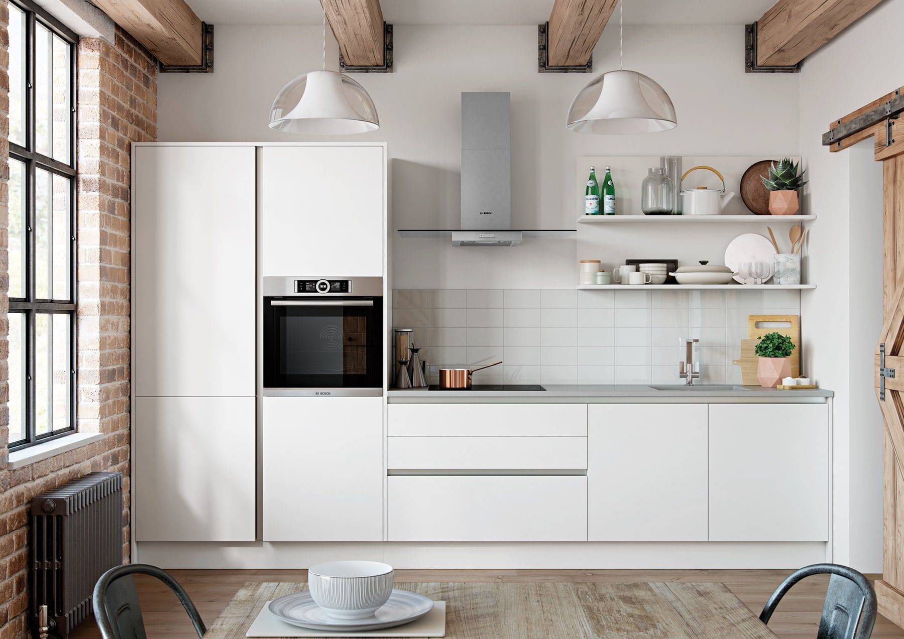 Zola Soft Matte White Compact Kitchen | Colourhouse Interiors, Caterham