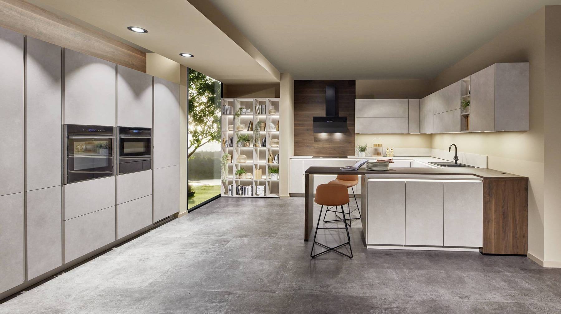 Nobilia Light Handleless Kitchen | Lead Wolf, Gotham