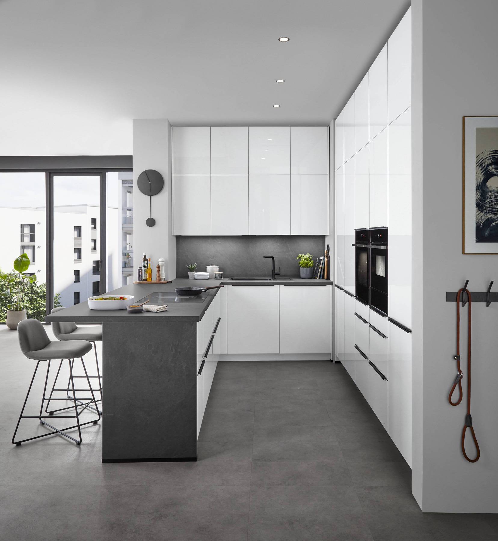 Nobilia Light Grey And Light Kitchen | Lead Wolf, Gotham