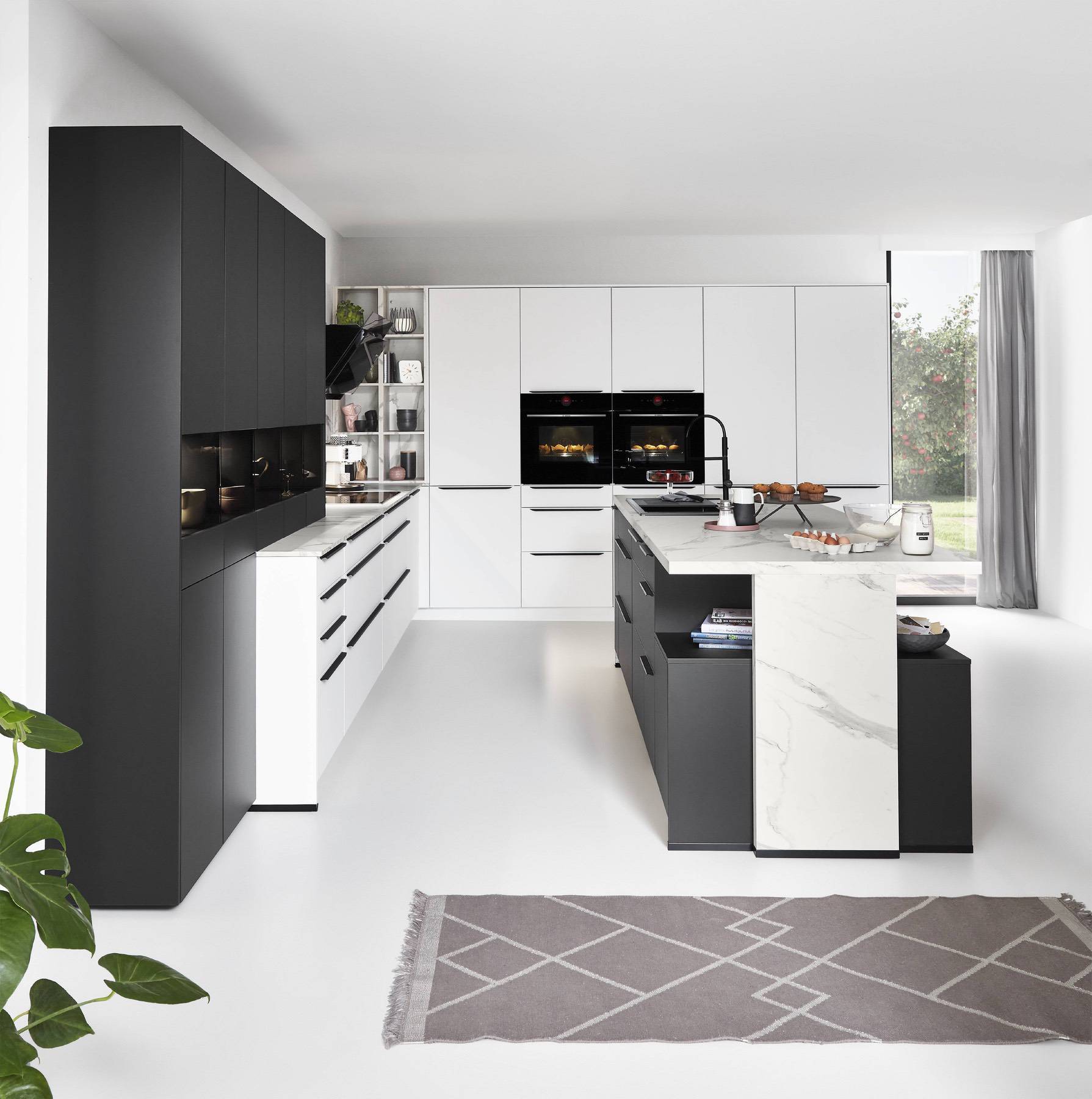Nobilia Stone Island Light Kitchen | Lead Wolf, Gotham