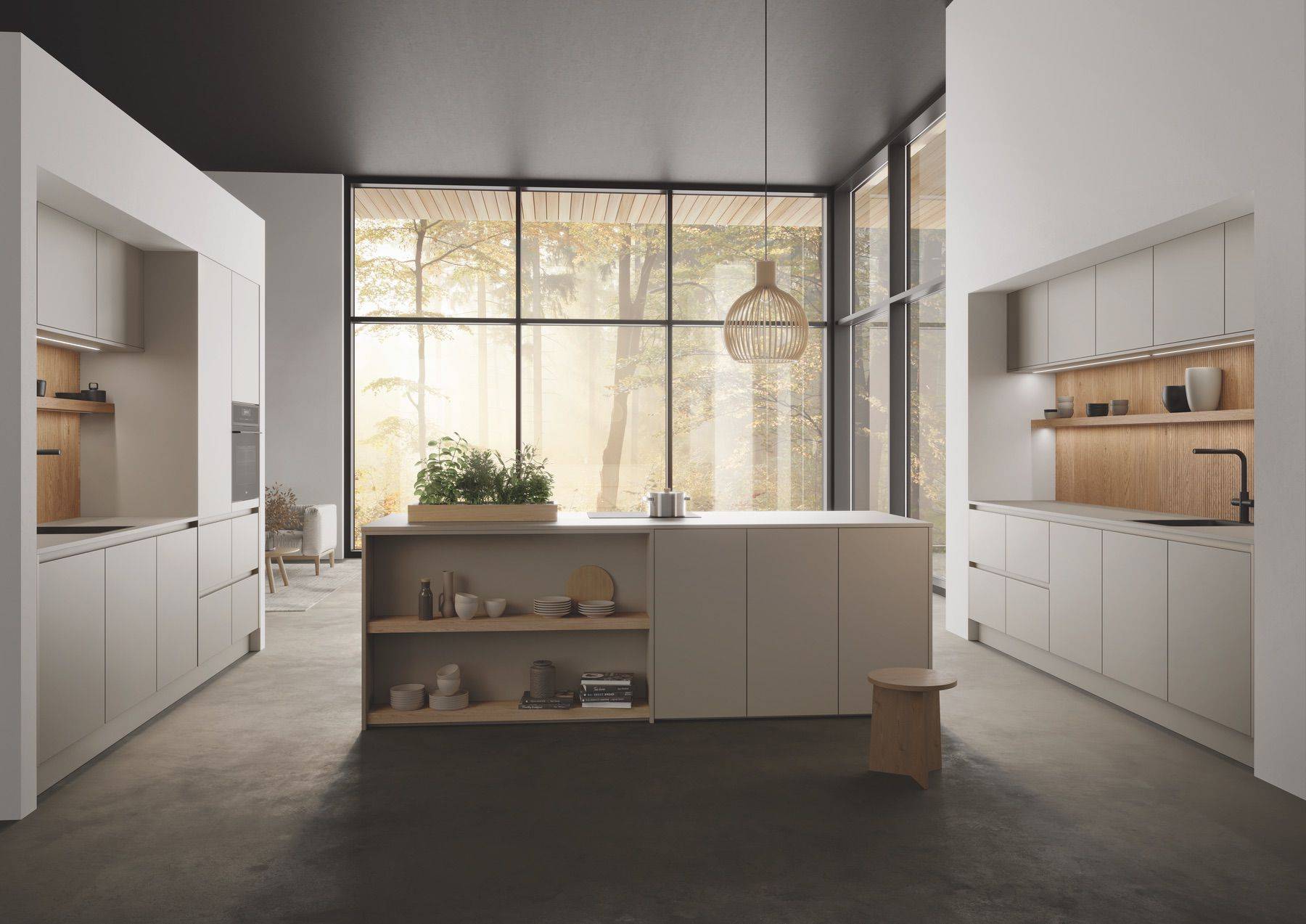 Rotpunkt handleless kitchen | Kavanagh Designs, Worthing